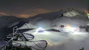 Archived webcam image showing La Plagne - Top station of chairlift Bijolin on 28 Feb 2026 at 06:36