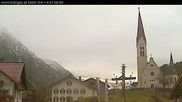 Archiviertes Webcam Bild: Holzgau: Blick von der Pension Knitel am 14.04.2026 um 07:47 Uhr