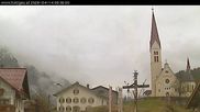 Archiviertes Webcam Bild: Holzgau: Blick von der Pension Knitel am 14.04.2026 um 08:47 Uhr