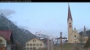 Archiviertes Webcam Bild: Holzgau: Blick von der Pension Knitel am 12.04.2026 um 06:46 Uhr