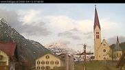 Archiviertes Webcam Bild: Holzgau: Blick von der Pension Knitel am 12.04.2026 um 07:46 Uhr