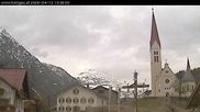 Archiviertes Webcam Bild: Holzgau: Blick von der Pension Knitel am 12.04.2026 um 10:46 Uhr