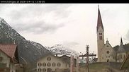 Archiviertes Webcam Bild: Holzgau: Blick von der Pension Knitel am 12.04.2026 um 12:46 Uhr