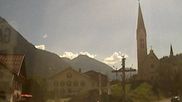 Archiviertes Webcam Bild: Holzgau: Blick von der Pension Knitel am 12.07.2026 um 16:21 Uhr