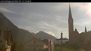 Archiviertes Webcam Bild: Holzgau: Blick von der Pension Knitel am 12.07.2026 um 18:21 Uhr