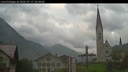 Archived webcam image showing Church in Holzgau on 27 Jul 2026 at 06:46
