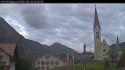 Archiviertes Webcam Bild: Holzgau: Blick von der Pension Knitel am 26.08.2026 um 06:09 Uhr