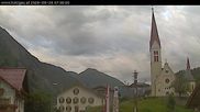 Archiviertes Webcam Bild: Holzgau: Blick von der Pension Knitel am 26.08.2026 um 07:09 Uhr