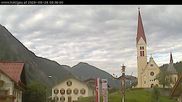 Archiviertes Webcam Bild: Holzgau: Blick von der Pension Knitel am 26.08.2026 um 08:09 Uhr