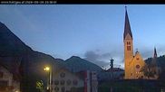 Archiviertes Webcam Bild: Holzgau: Blick von der Pension Knitel am 26.08.2026 um 20:09 Uhr