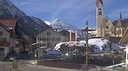 Archived webcam image showing Church in Holzgau on 26 Feb 2026 at 10:51