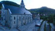 Archived webcam image showing Centre Le Grand Bornand on 21 May 2026 at 07:14