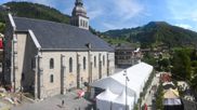 Archived webcam image showing Centre Le Grand Bornand on 24 Aug 2026 at 12:31