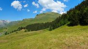 Archived webcam image showing Grand Bornand ski resort: La Taverne on 12 Jul 2026 at 16:22