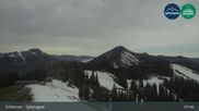 Archiviertes Webcam Bild: Spitzingsee: Panorama Rosskopf Bergstation am 13.04.2026 um 08:01 Uhr