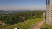 Archived webcam image showing Panoramic view from Großer Inselsberg on 26 Jun 2026 at 08:48