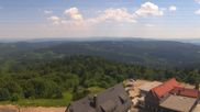 Archived webcam image showing Panoramic view from Großer Inselsberg on 26 Jun 2026 at 14:48