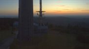 Archived webcam image showing Panoramic view from Großer Inselsberg on 12 Jul 2026 at 22:47