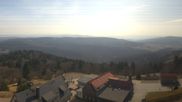 Archived webcam image showing Panoramic view from Großer Inselsberg on 10 Mar 2026 at 12:08