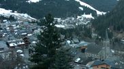 Archived webcam image showing Châtel village on 5 Apr 2026 at 07:01