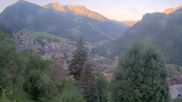 Archived webcam image showing Châtel village on 2 Aug 2026 at 07:15