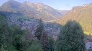 Archived webcam image showing Châtel village on 2 Aug 2026 at 08:15
