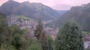 Archived webcam image showing Châtel village on 16 Aug 2026 at 06:24