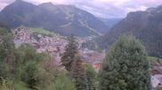 Archived webcam image showing Châtel village on 20 Aug 2026 at 06:26