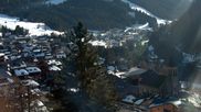 Archived webcam image showing Châtel village on Feb 26, 2026 at 4:15 PM