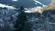Archived webcam image showing Châtel village on 19 Mar 2026 at 08:23