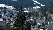Archived webcam image showing Châtel village on 19 Mar 2026 at 10:23