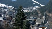 Archived webcam image showing Châtel village on 20 Mar 2026 at 10:43