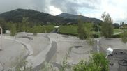 Archived webcam image showing Wattens: Swarovski Kristallwelten on 5 Aug 2026 at 18:24