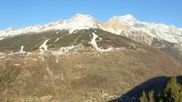 Archived webcam image showing Peisey Vallandry - Aerial cableway Vanoise Express on 8 Apr 2026 at 18:09