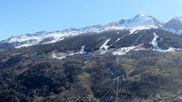 Archived webcam image showing Peisey Vallandry - Aerial cableway Vanoise Express on 8 Apr 2026 at 10:09
