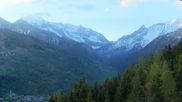 Archived webcam image showing Peisey Vallandry - Aerial cableway Vanoise Express on 1 May 2026 at 07:13