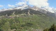 Archived webcam image showing Peisey Vallandry - Aerial cableway Vanoise Express on 1 May 2026 at 14:13