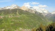 Archived webcam image showing Peisey Vallandry - Aerial cableway Vanoise Express on 21 May 2026 at 18:16
