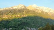 Archived webcam image showing Peisey Vallandry - Aerial cableway Vanoise Express on 21 May 2026 at 20:16