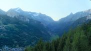 Archived webcam image showing Peisey Vallandry - Aerial cableway Vanoise Express on 7 Jul 2026 at 06:59