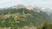 Archived webcam image showing Peisey Vallandry - Aerial cableway Vanoise Express on 7 Jul 2026 at 16:59