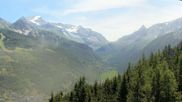 Archived webcam image showing Peisey Vallandry - Aerial cableway Vanoise Express on 7 Jul 2026 at 12:59