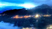 Archived webcam image showing Peisey Vallandry - Aerial cableway Vanoise Express on 25 Aug 2026 at 06:26