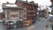 Archived webcam image showing Les Arcs - Village Arc 1950 on 4 May 2026 at 06:01