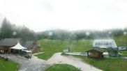 Archived webcam image showing Les Tuffes - Base station Balancier on 1 Jul 2026 at 12:45