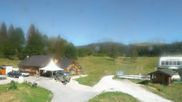 Archived webcam image showing Les Tuffes - Base station Balancier on 12 Jul 2026 at 18:12