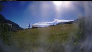 Archived webcam image showing Valley station Flumet/Les Evettes on 12 Jun 2026 at 10:38