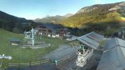 Archived webcam image showing Valley station Flumet/Les Evettes on 17 Sep 2026 at 08:50