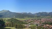 Archived webcam image showing Webcam ski jumping area, Oberstdorf on 12 Jul 2026 at 08:27