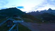 Archived webcam image showing Grand Bornand Ski Resort: Top Station Maroly on 5 Sep 2026 at 07:14
